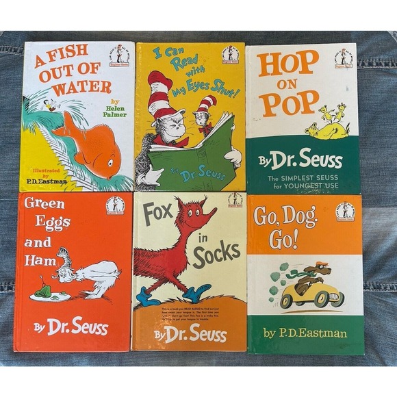 Dr. Seuss Beginner‎ Books / Bright & Early Children's Hardcover Books Set 6 Book - Picture 1 of 13